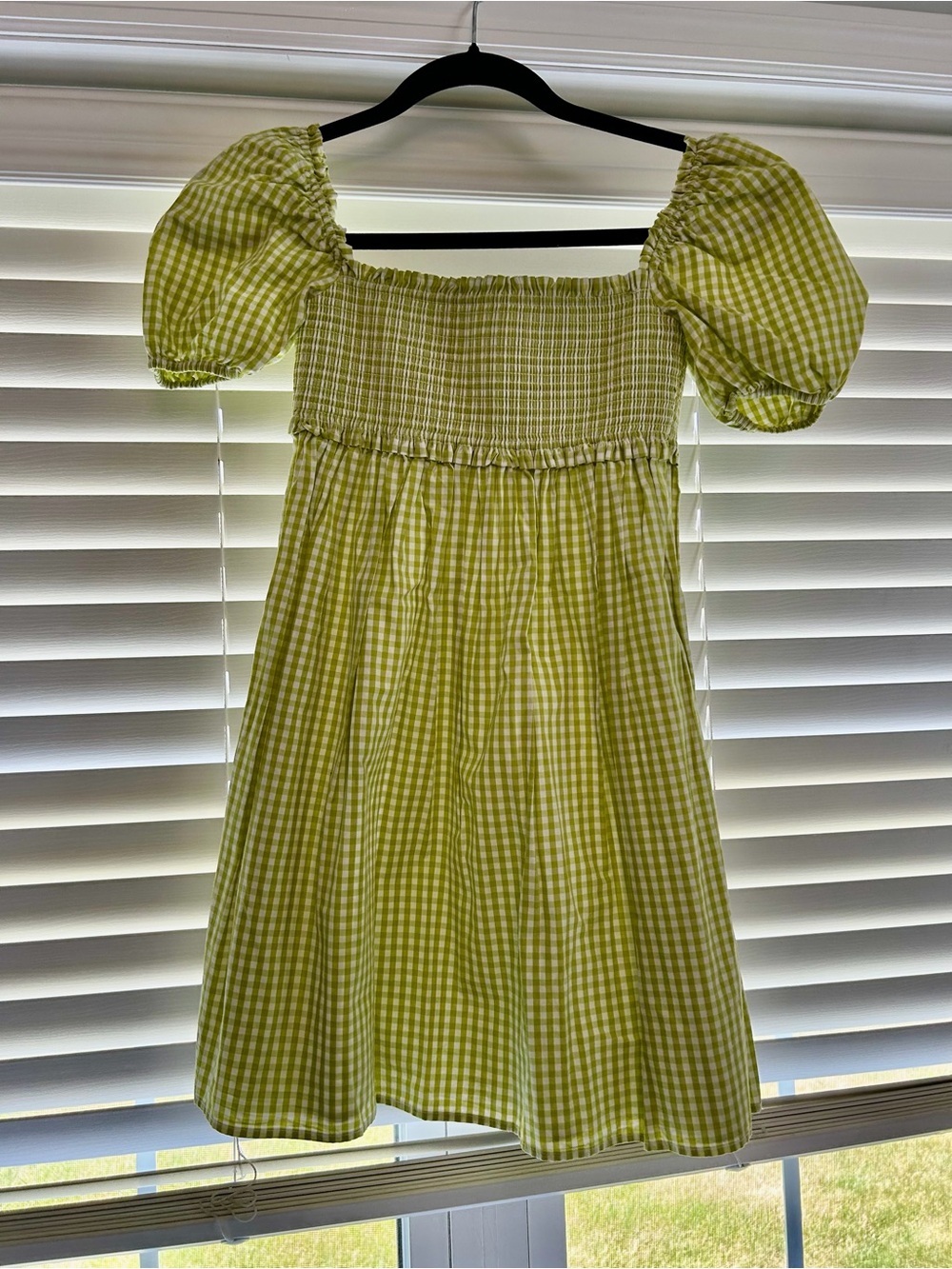ARITZIA | Sunday Best Gingham Puff Sleeve Dress